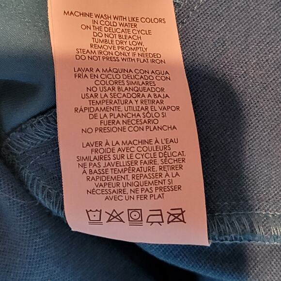 CAbi Sigourney Pencil Skirt Blue Ponte Knit Minimalist Stretch 3220 Women 4 - Picture 11 of 11